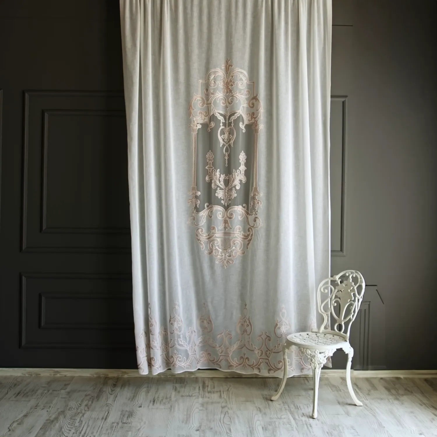 Versailles Nakışlı Tül Perde