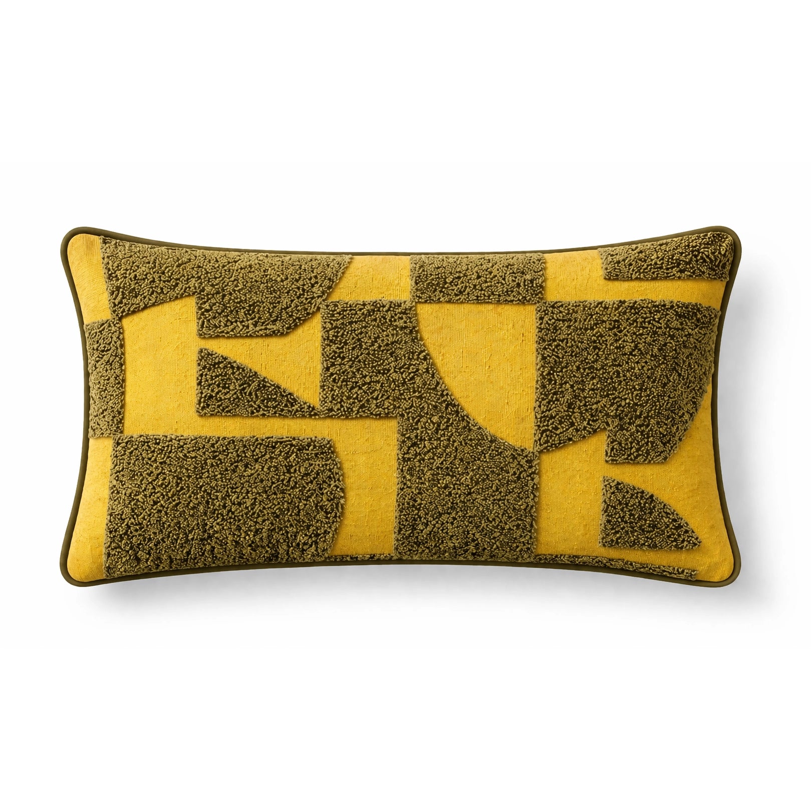 Art Haki Nakışlı Kırlent Kılıfı