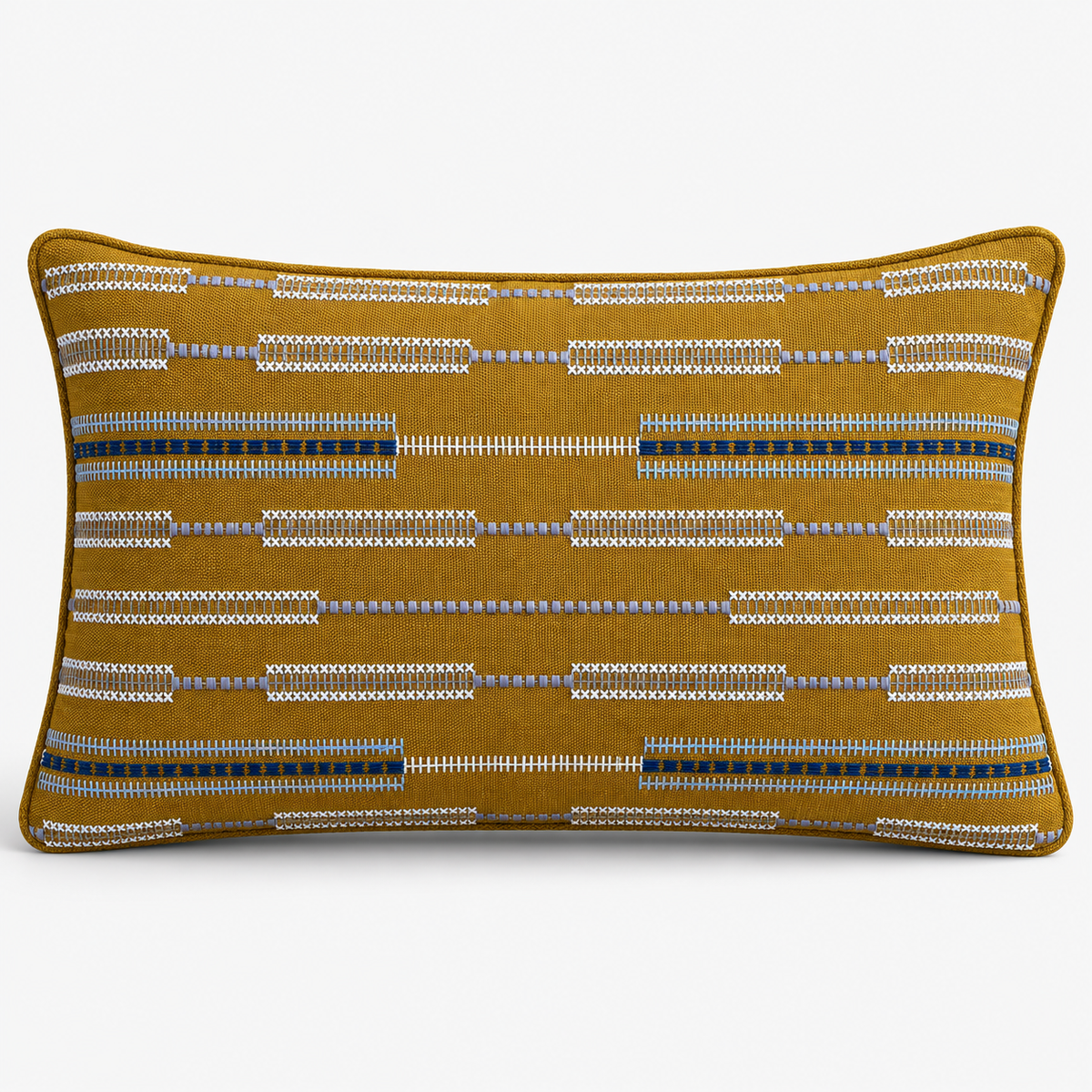 Ritim Hardal Nakışlı Kırlent Kılıfı 30x50 cm