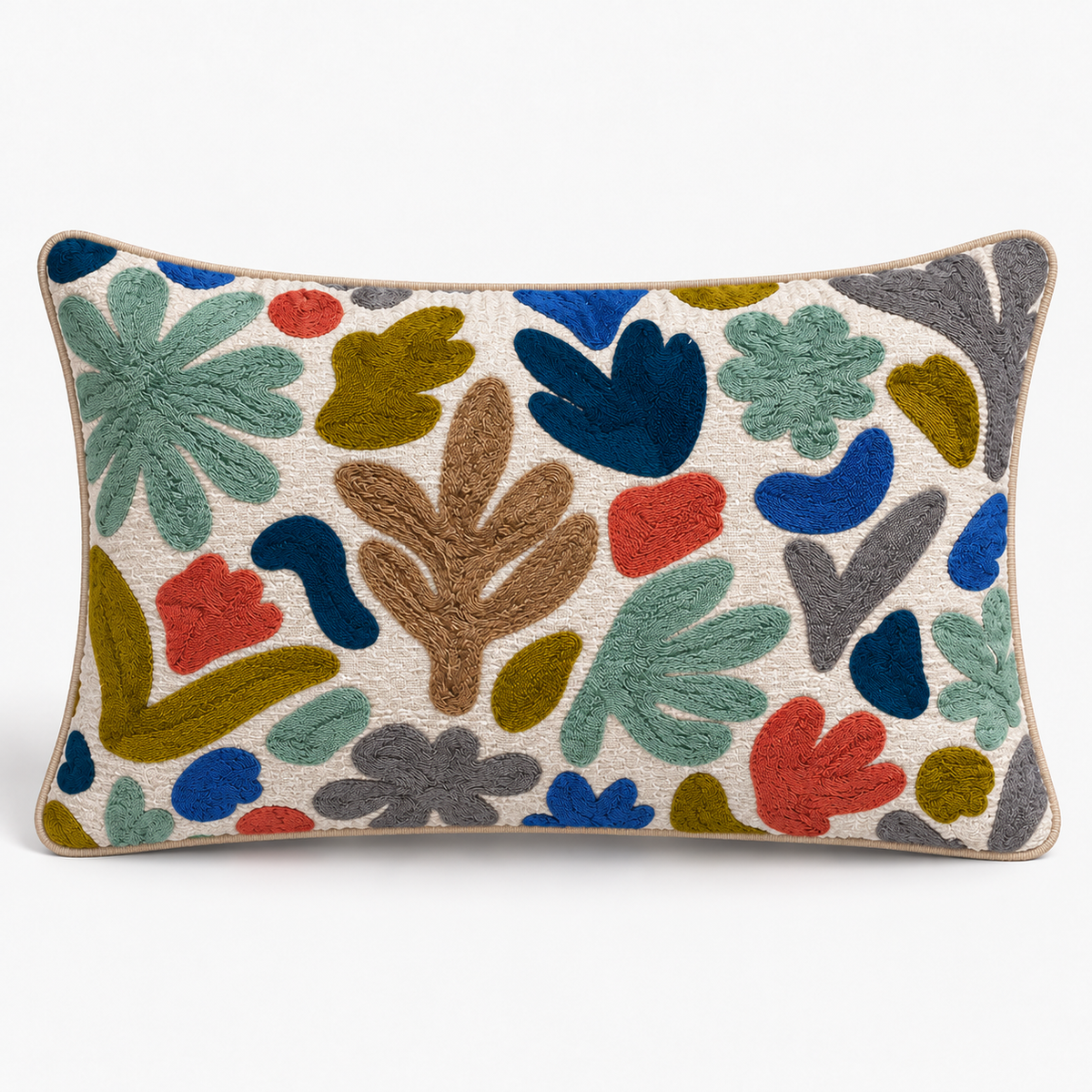 Matisse çok renkli nakışlı kırlent kılıfı 30x50 cm